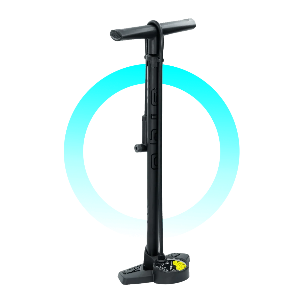 GF-27 Bike Floor Pump 3" Dual Scale Gauge